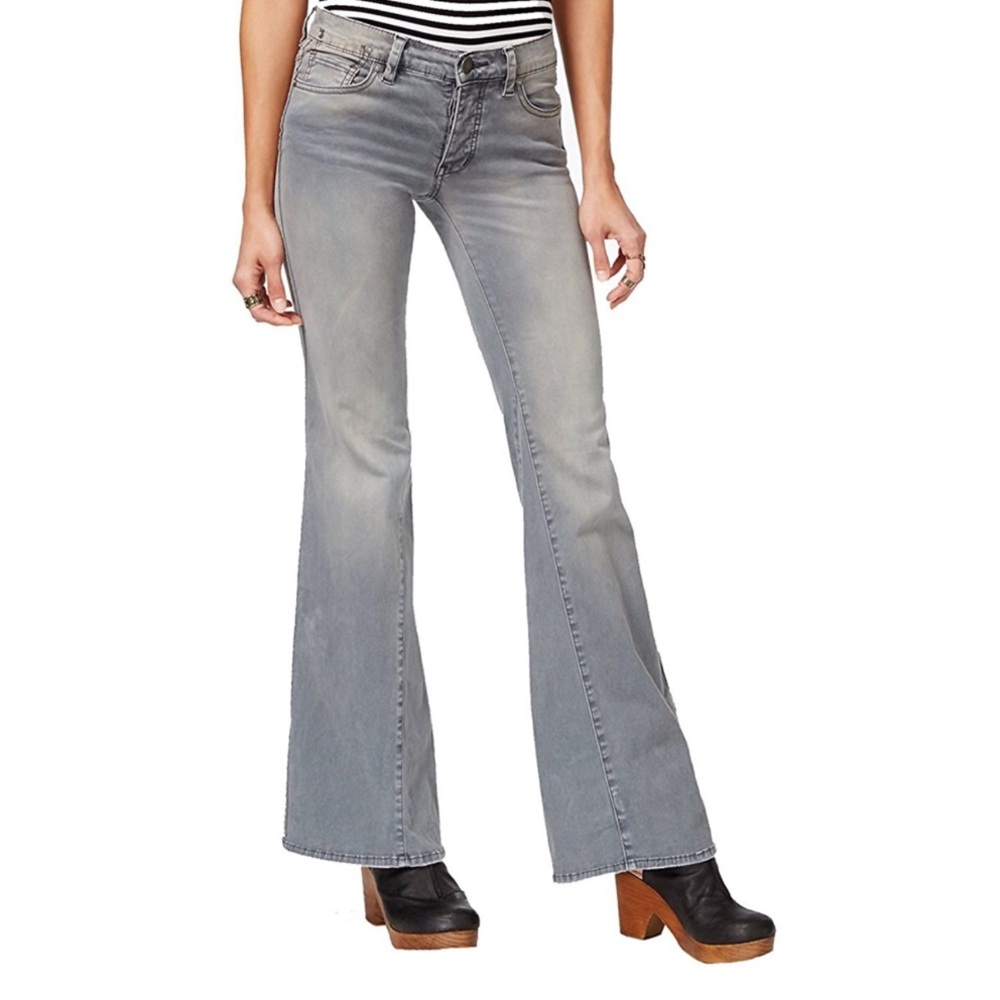 FREE PEOPLE Gold Coast Monterey Flare Jean